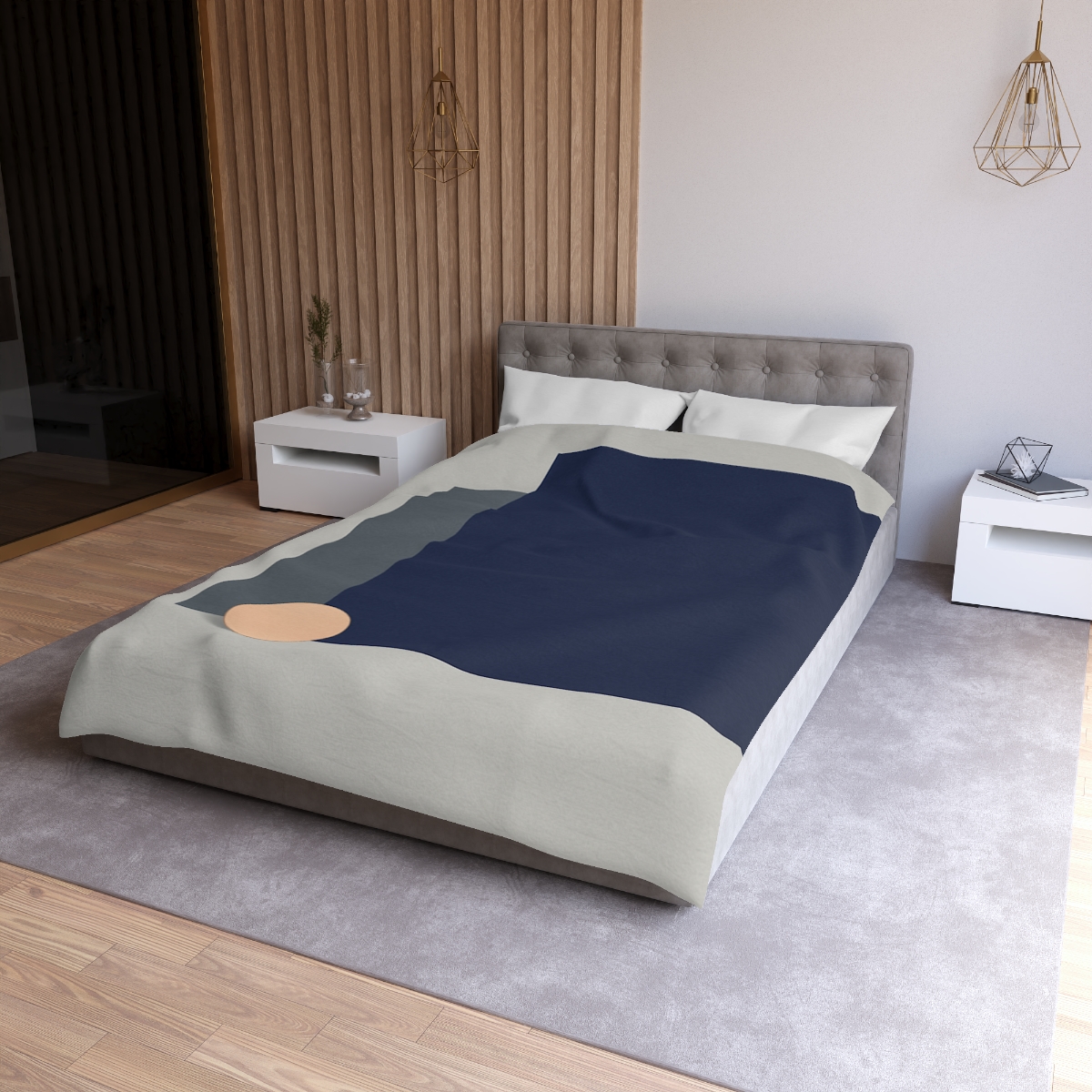 Balanced Triad With Open Center trendy bedroom duvets