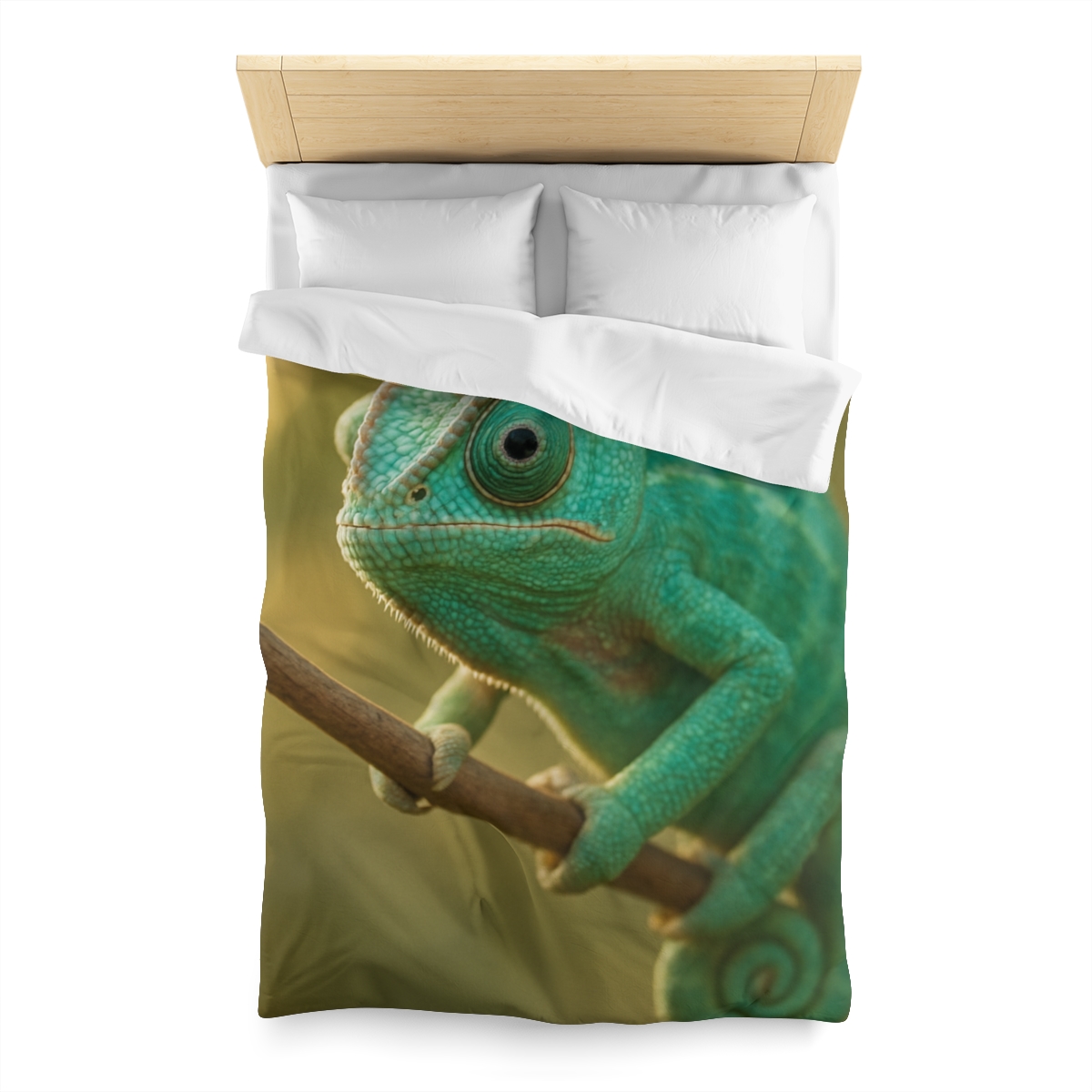 Prism Gaze Veiled Chameleon designer printed duvets
