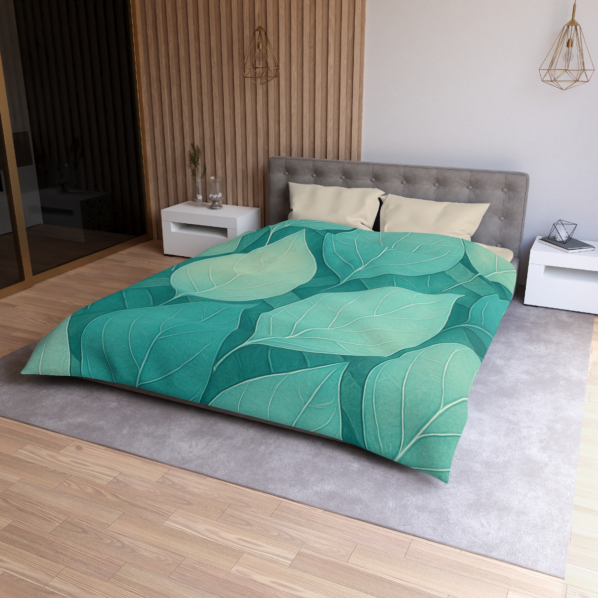 Leaf Vein Prism Weave soft comforter duvets