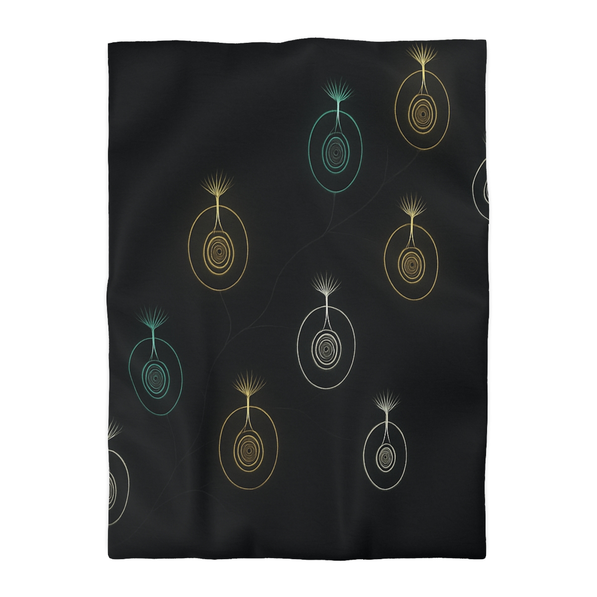 Seed Pod Halo Constellation personalized bedding duvets