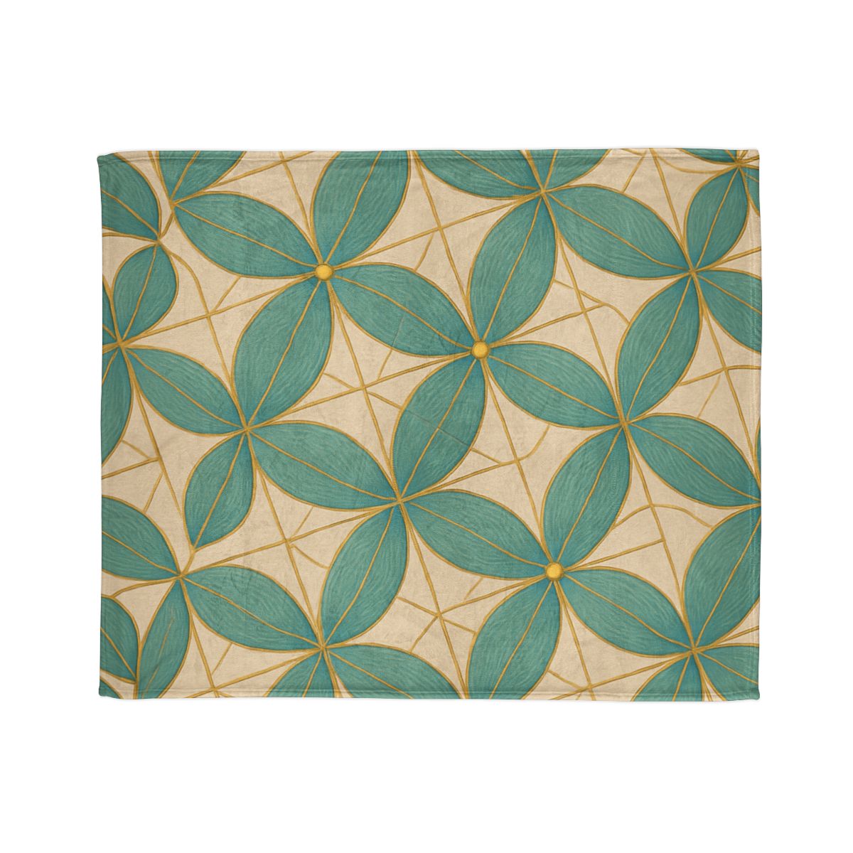 Petal Circuit Lattice personalized cozy blankets