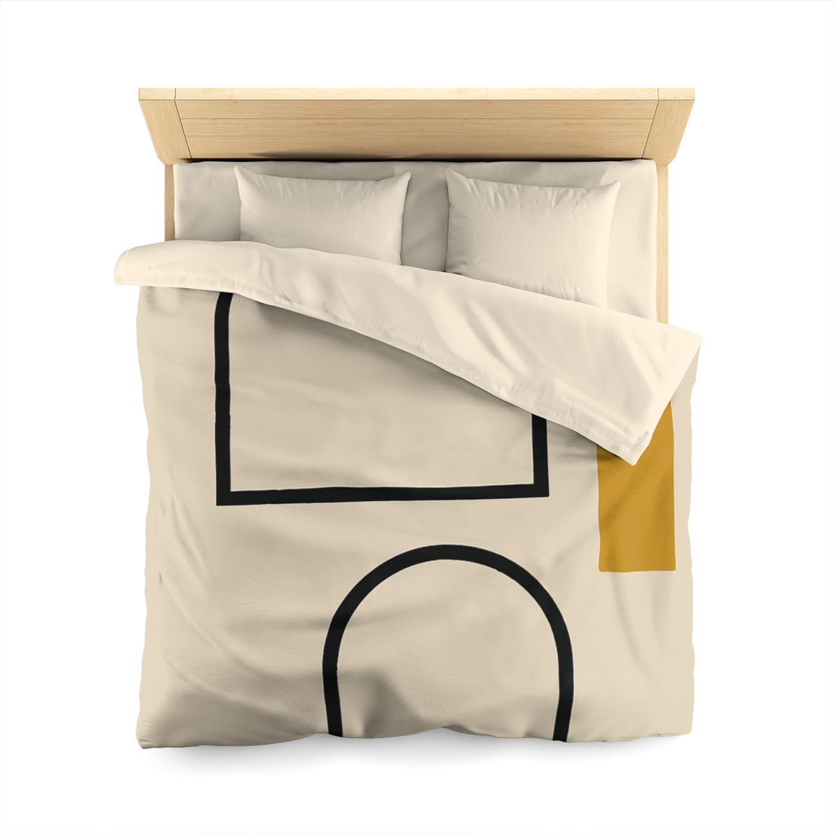 Arc Window Alignment designer printed duvets