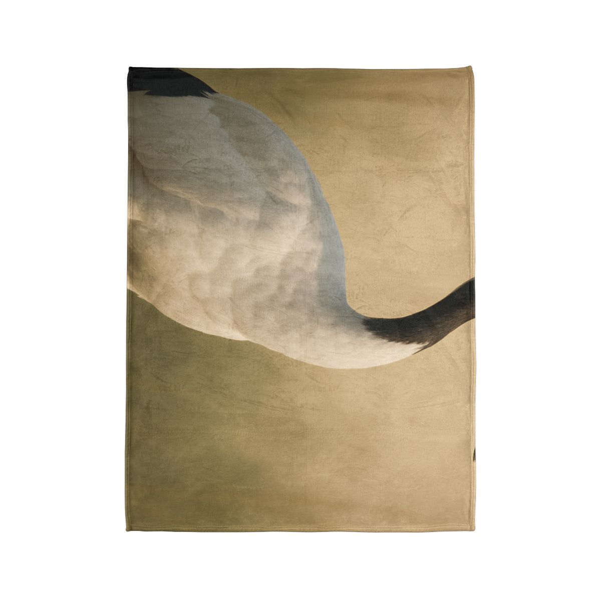 Quiet Halo Red Crowned Crane trendy patterned blankets