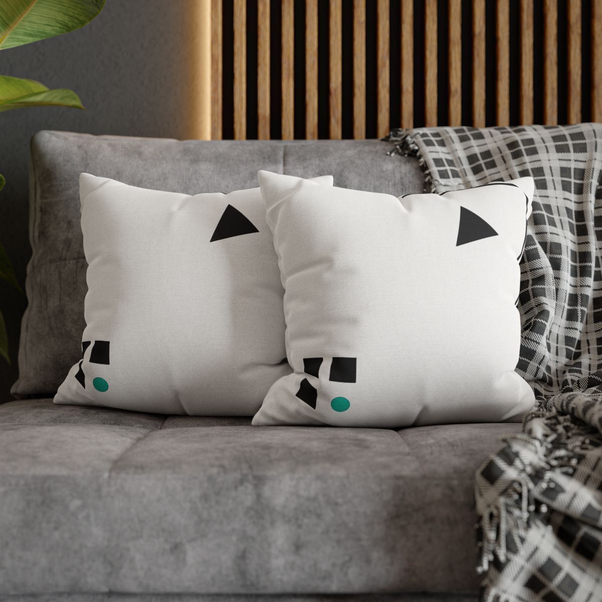Corner Triad And Missing Cell Grid custom pillow cases