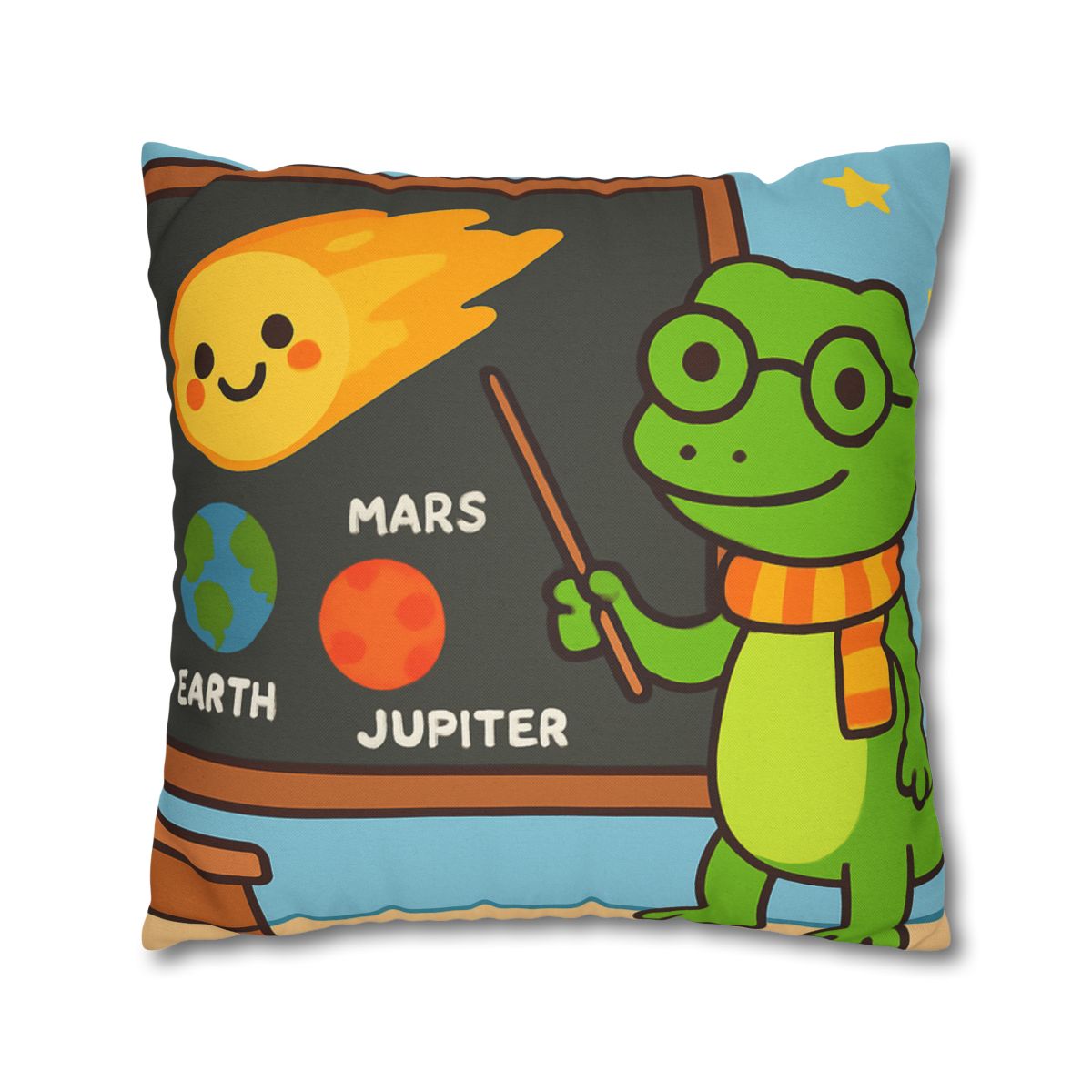 Comet Classroom Gecko custom pillow cases