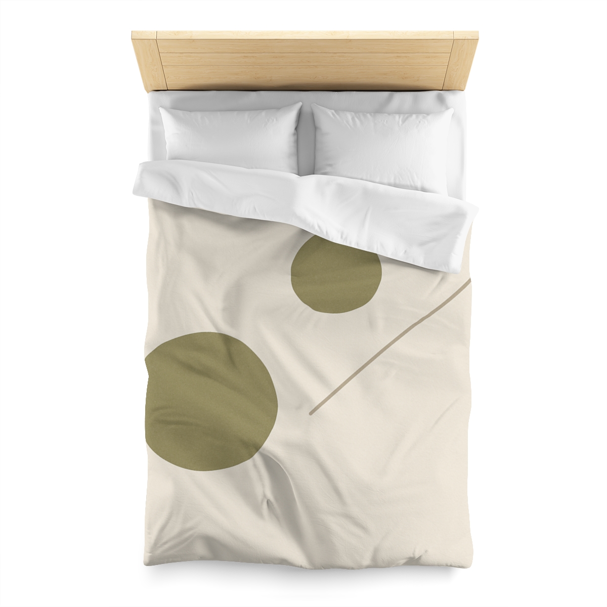 Triad Of Circles With Open Line personalized bedding duvets