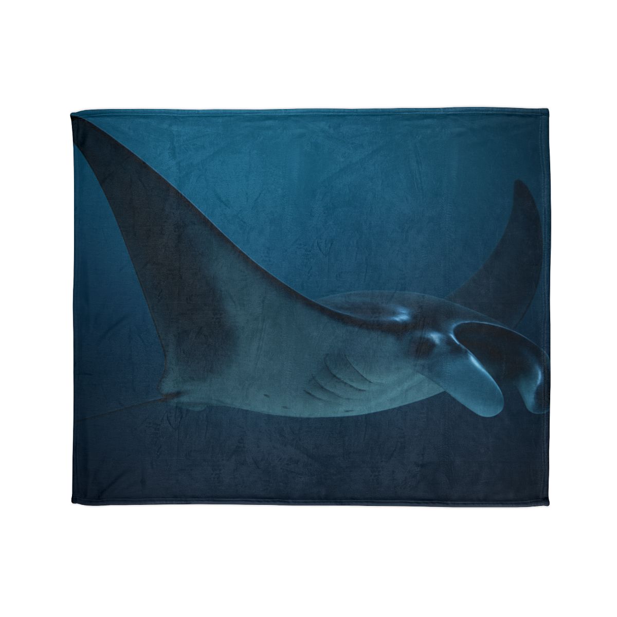 Celestial Glide Manta Ray soft fleece blankets