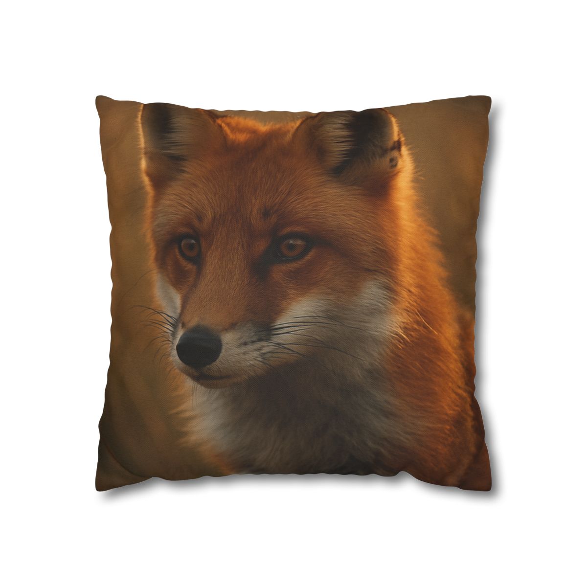 Crimson Whisper Red Fox soft cotton pillow cases
