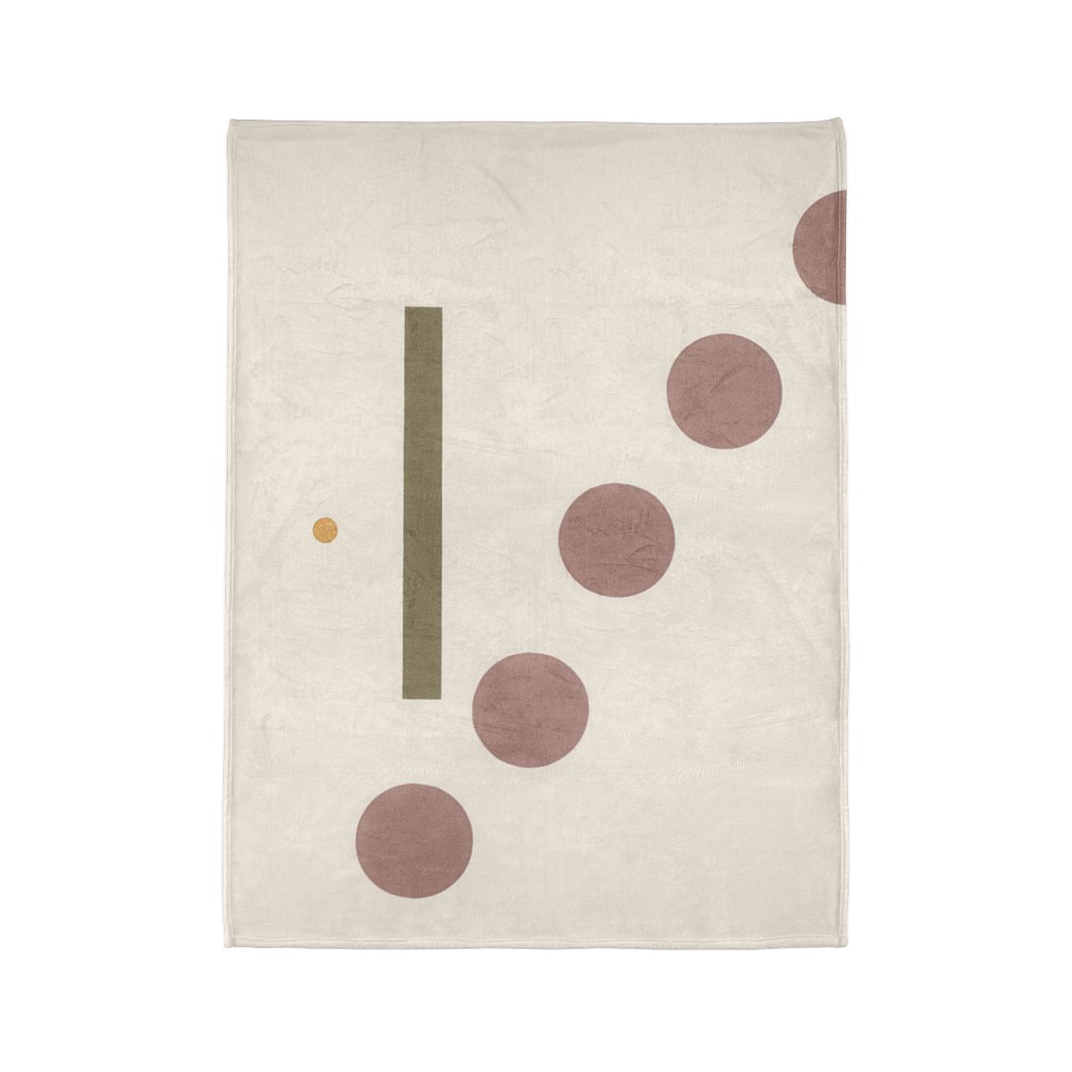 Gentle Zigzag Of Small Circles designer printed blankets