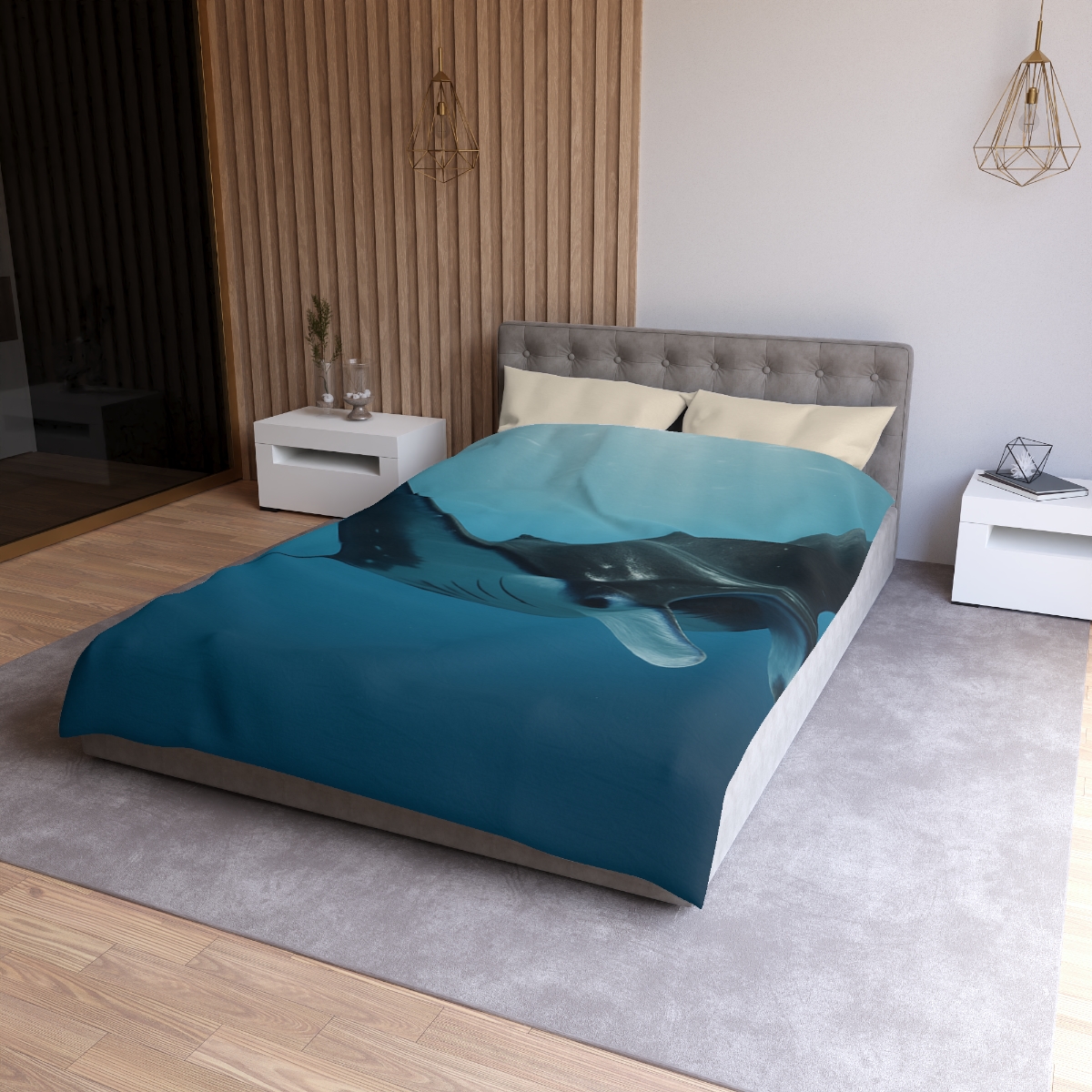 Manta Ray Silent Glide custom duvets