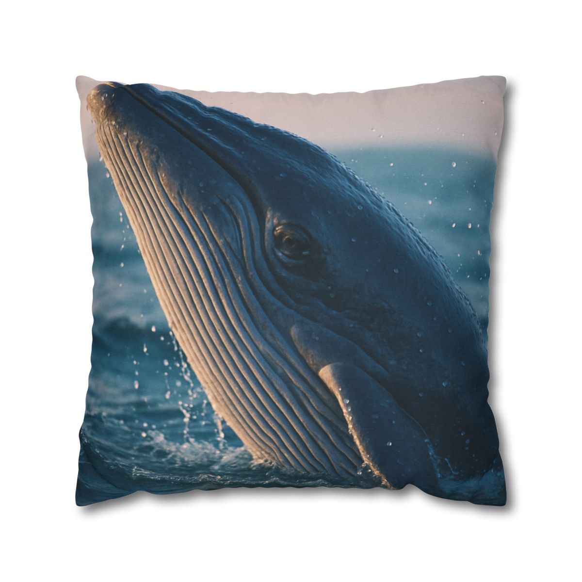 Ocean Song Blue Whale trendy patterned pillow cases