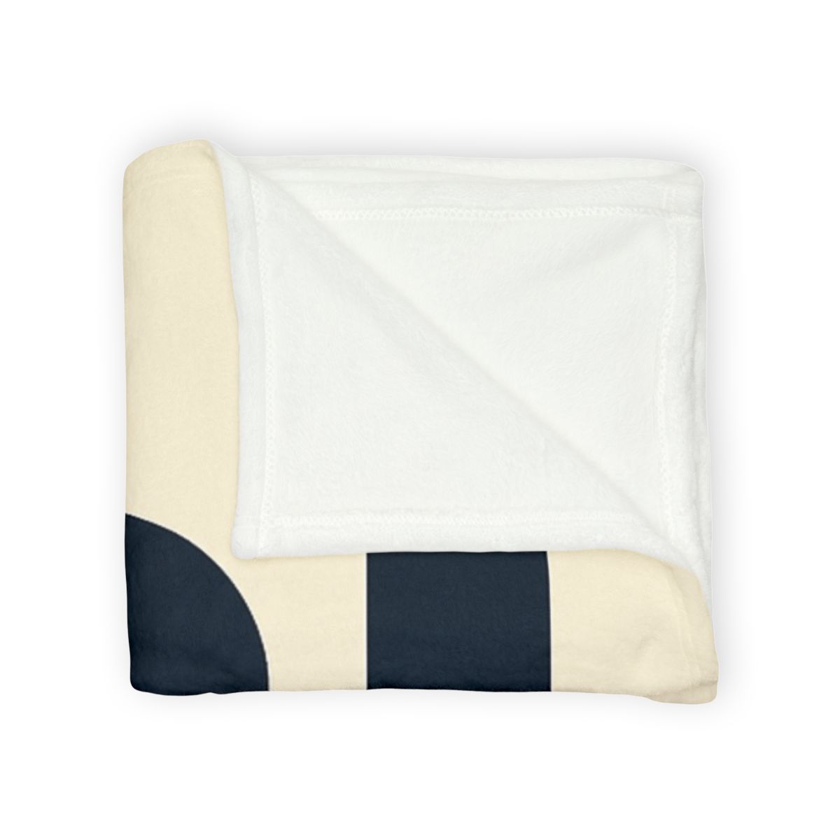 Stepped Circle And Bar Interval personalized cozy blankets