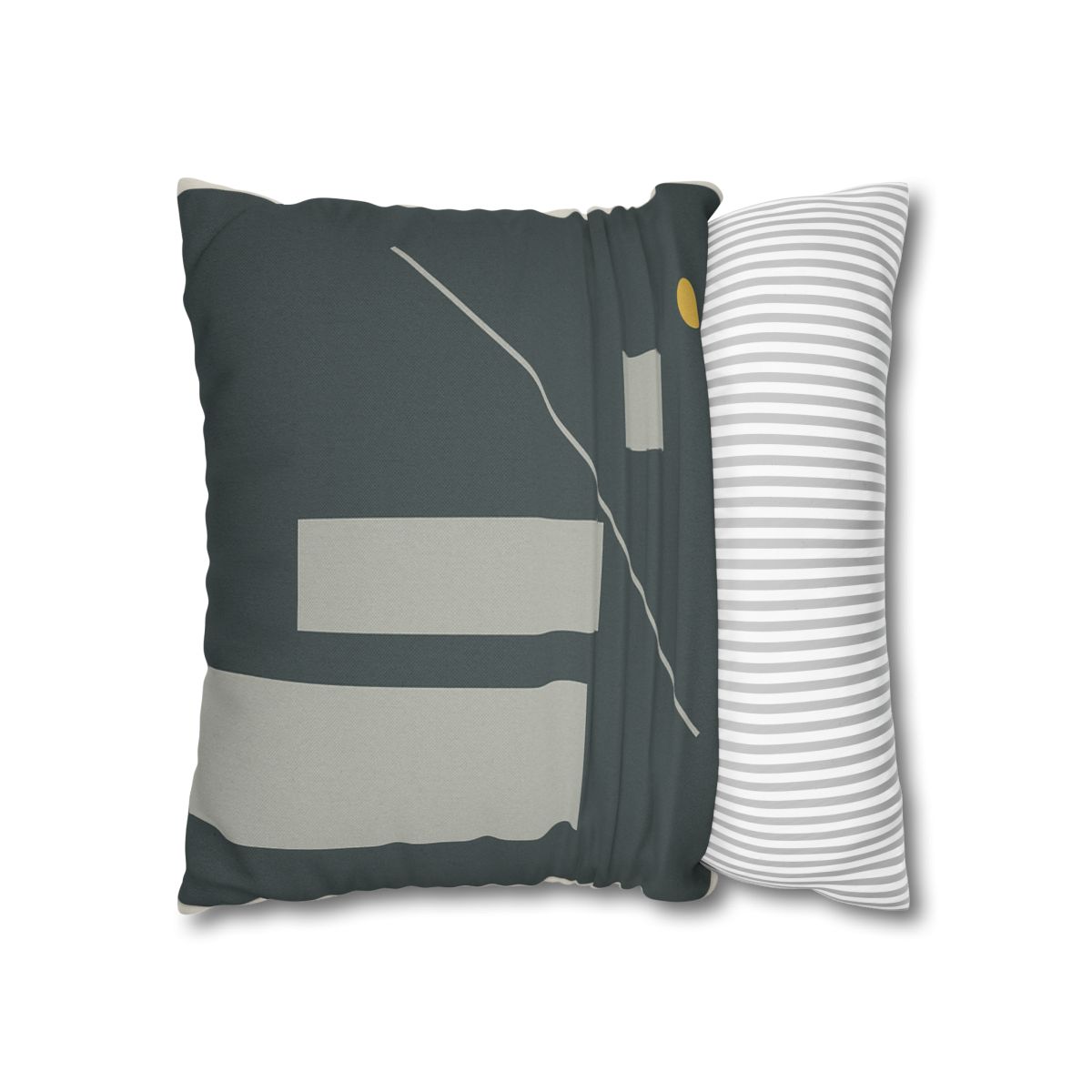 Staggered Blocks With Quiet Diagonal soft cotton pillow cases