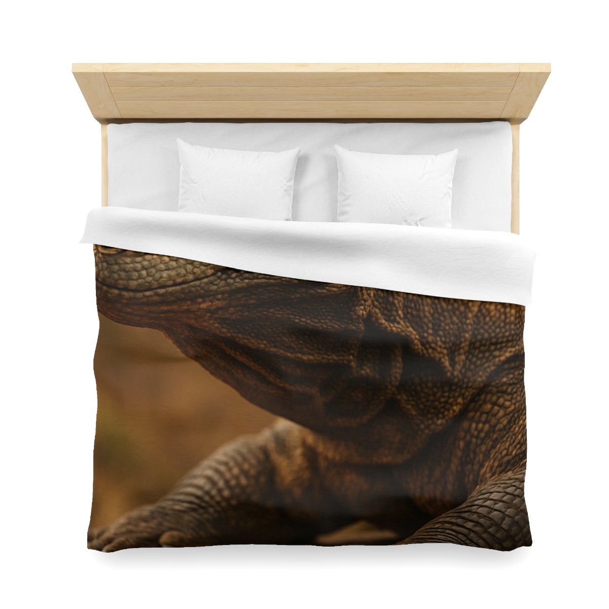 Ancient Scale Komodo Dragon unique patterned duvets