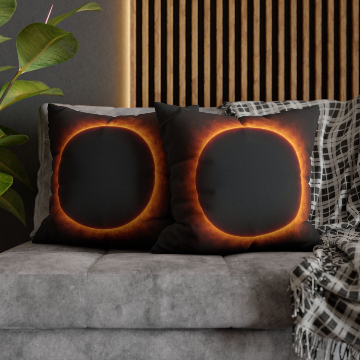 Event Horizon Velvet Bloom custom pillow cases