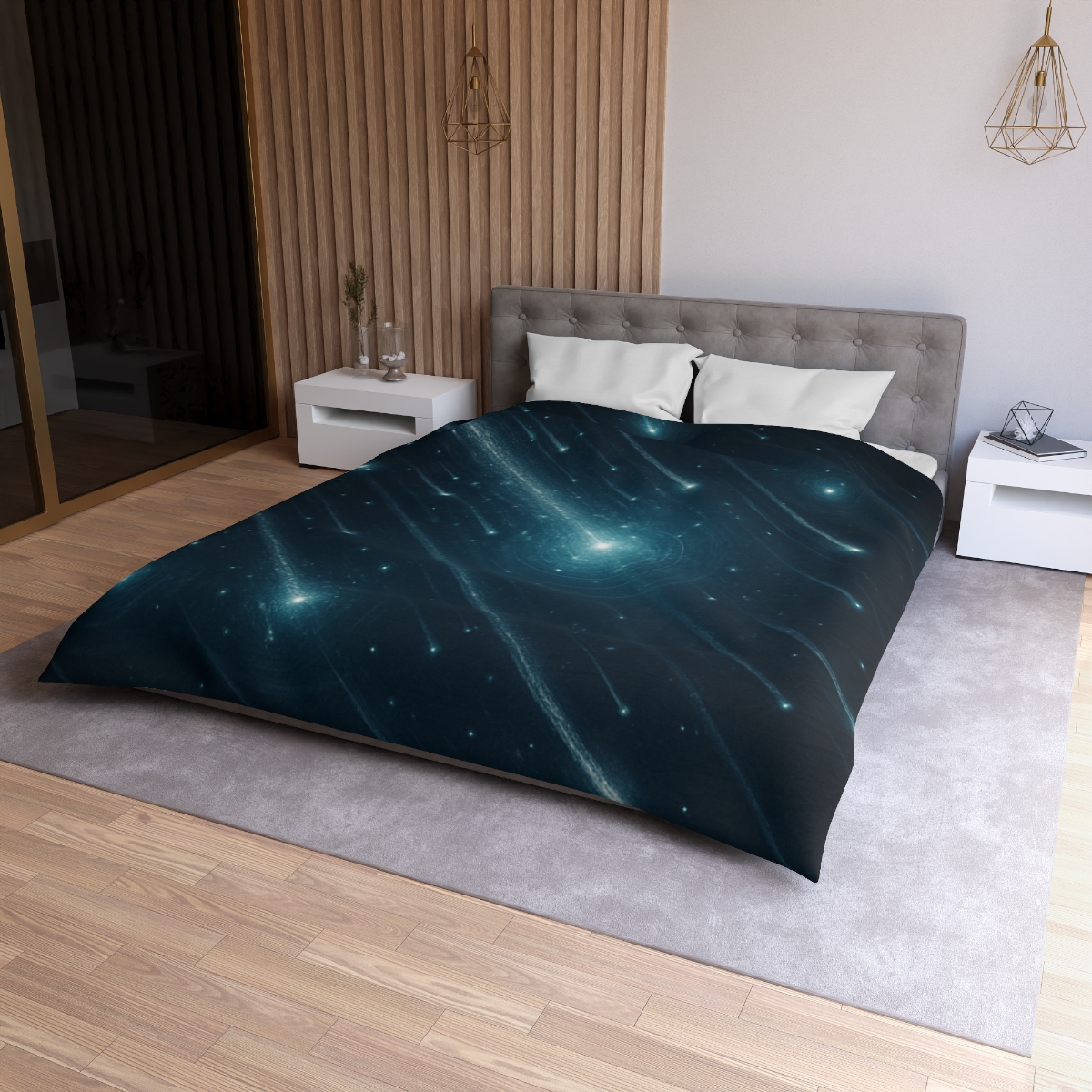 Radiant Echo Starstorm personalized bedding duvets