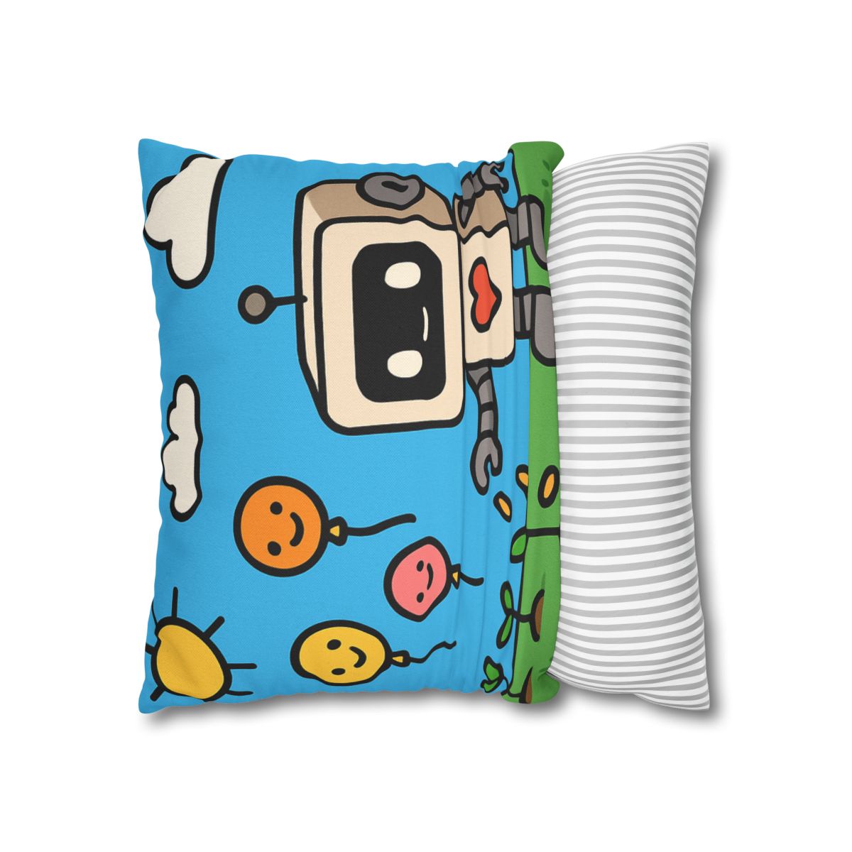 Robot Garden Of Flying Seeds stylish decorative pillowcases