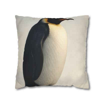 Aurora Hush Emperor Penguin soft cotton pillow cases