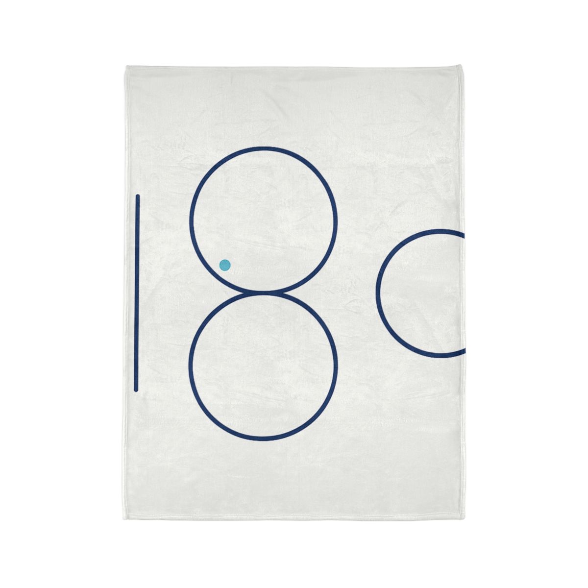 Triad Rings With Shared Tangent personalized cozy blankets