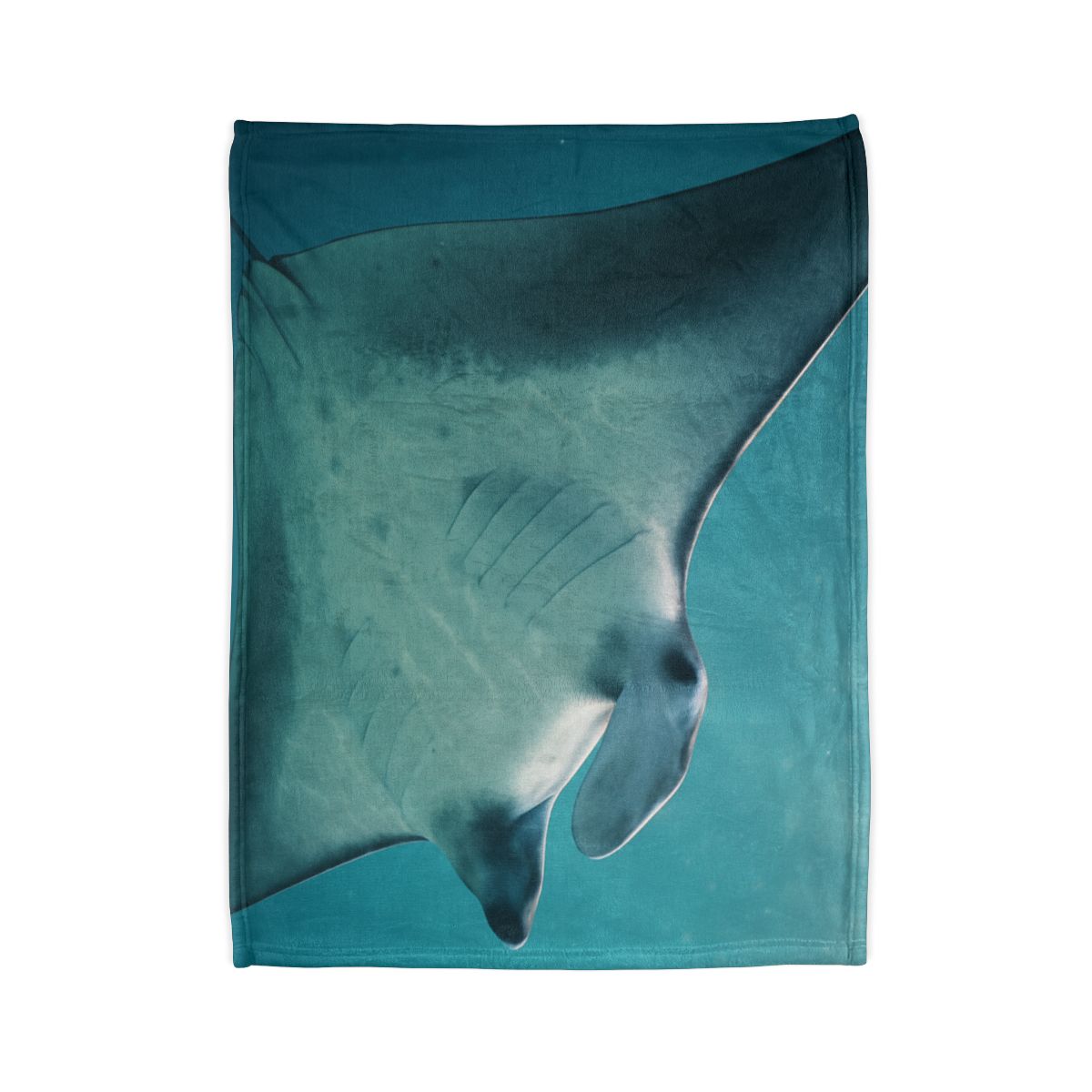 Silent Glide Manta Ray decorative home blankets