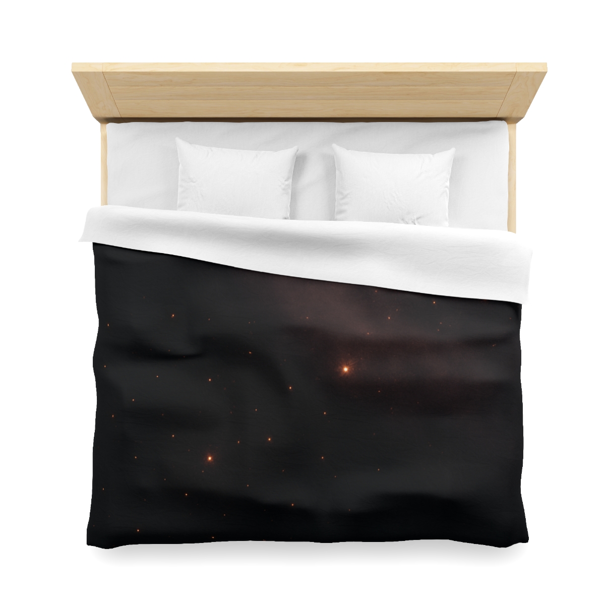 Dark Veil Ember Field designer printed duvets