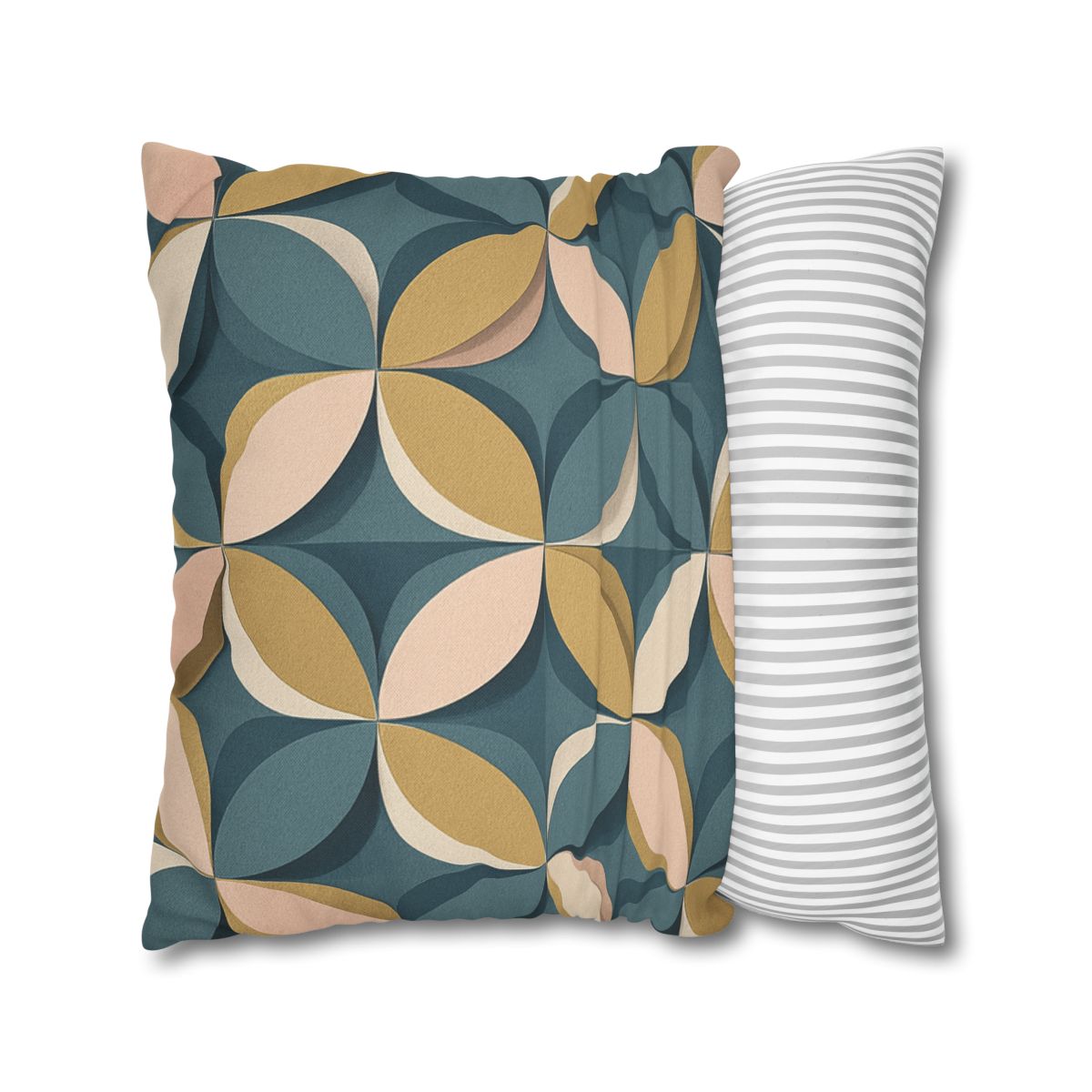 Petal Ripple Grid comfortable bedding pillow covers