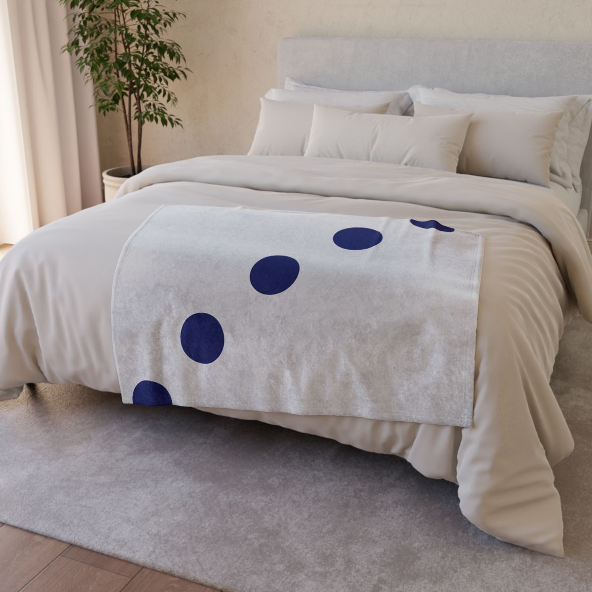 Diagonal Dot Pathway unique gift blankets