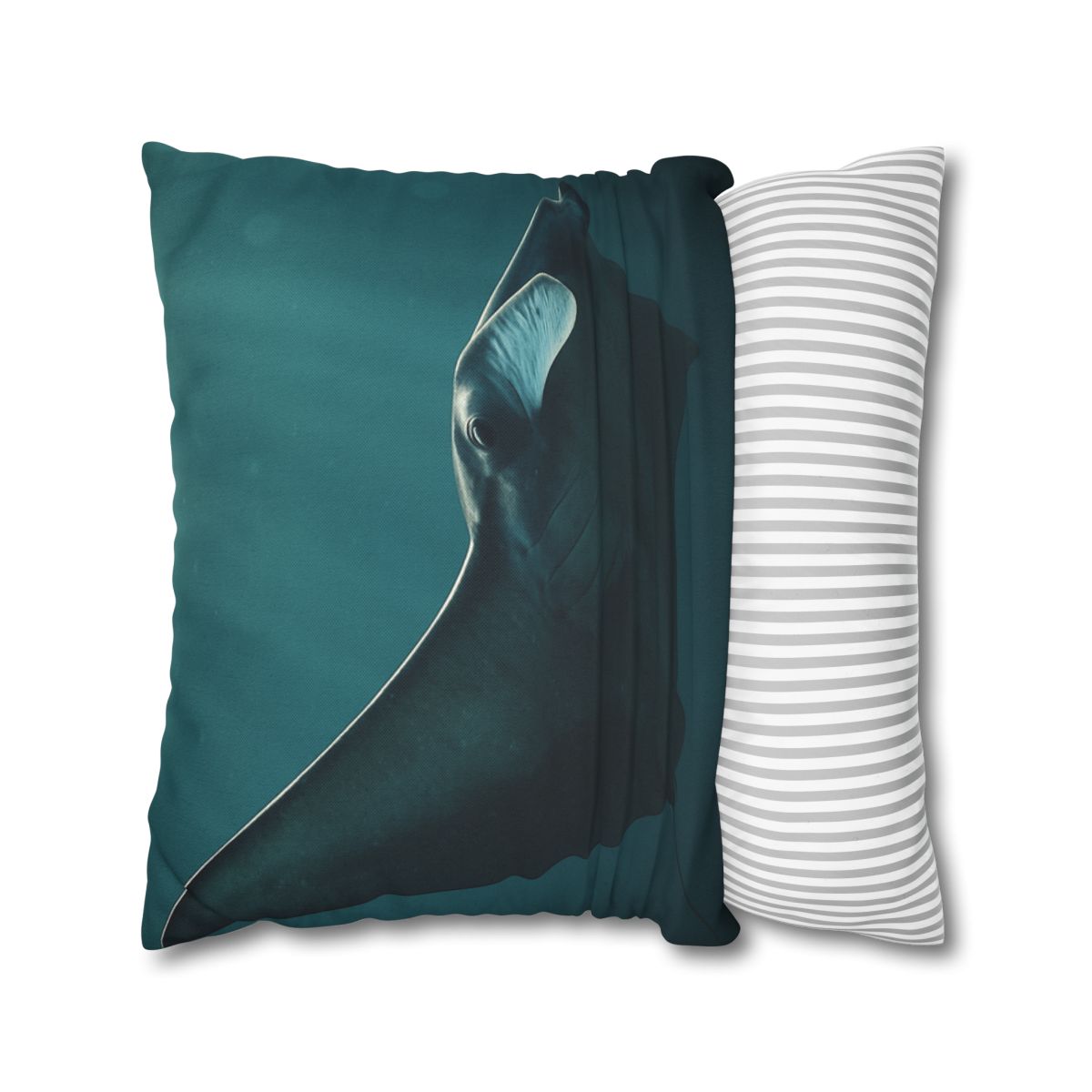 Glasswing Glide Manta Ray designer print pillow cases