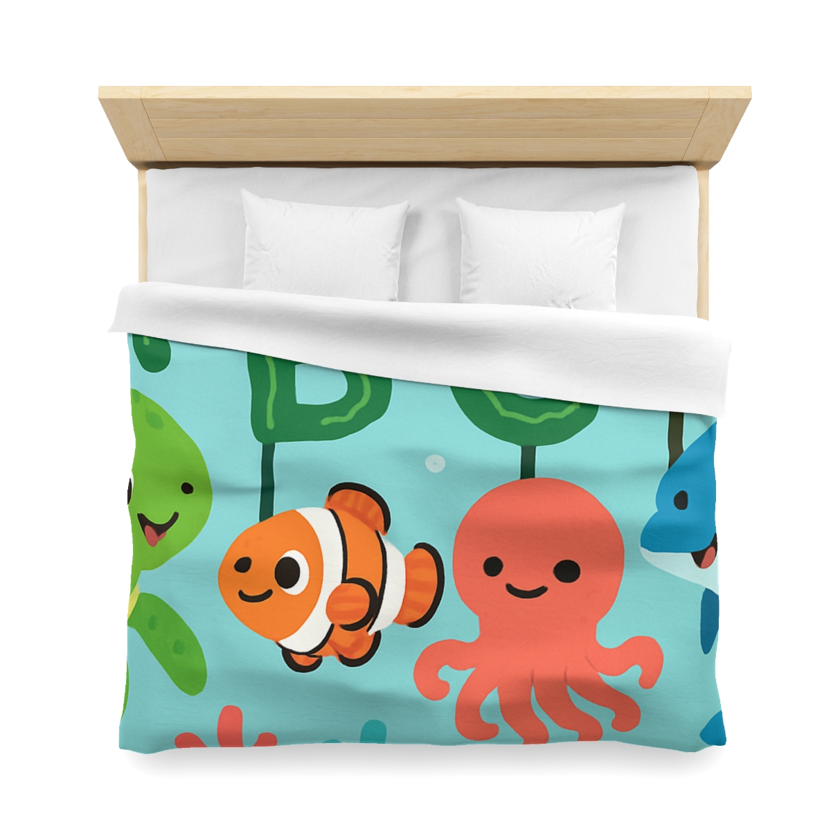 Coral Reef Alphabet Parade stylish duvet covers