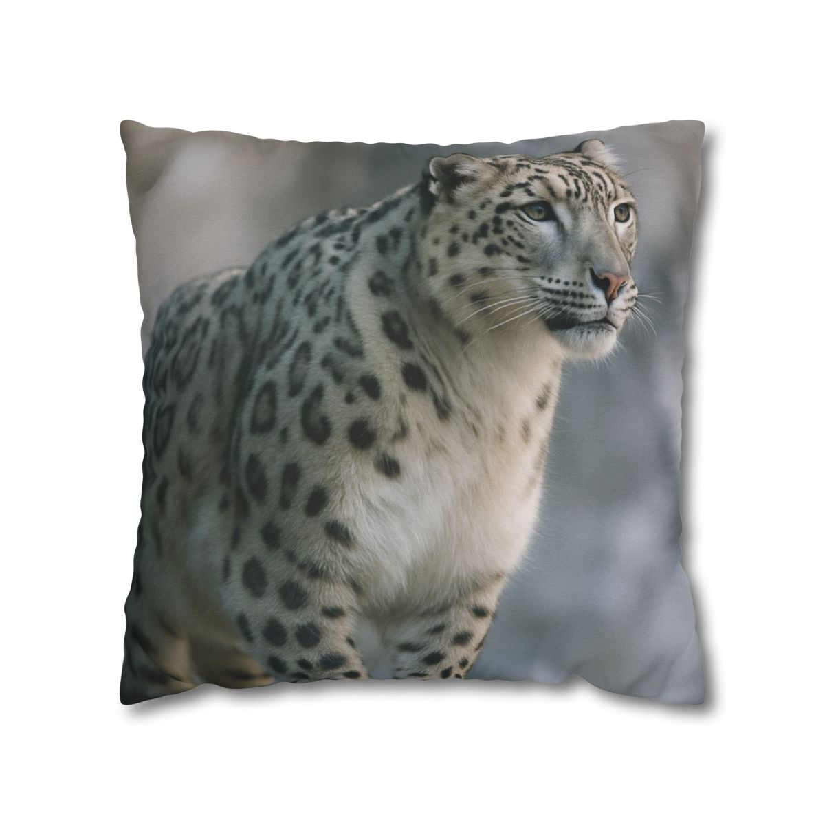 Cliff Phantom Snow Leopard soft cotton pillow cases