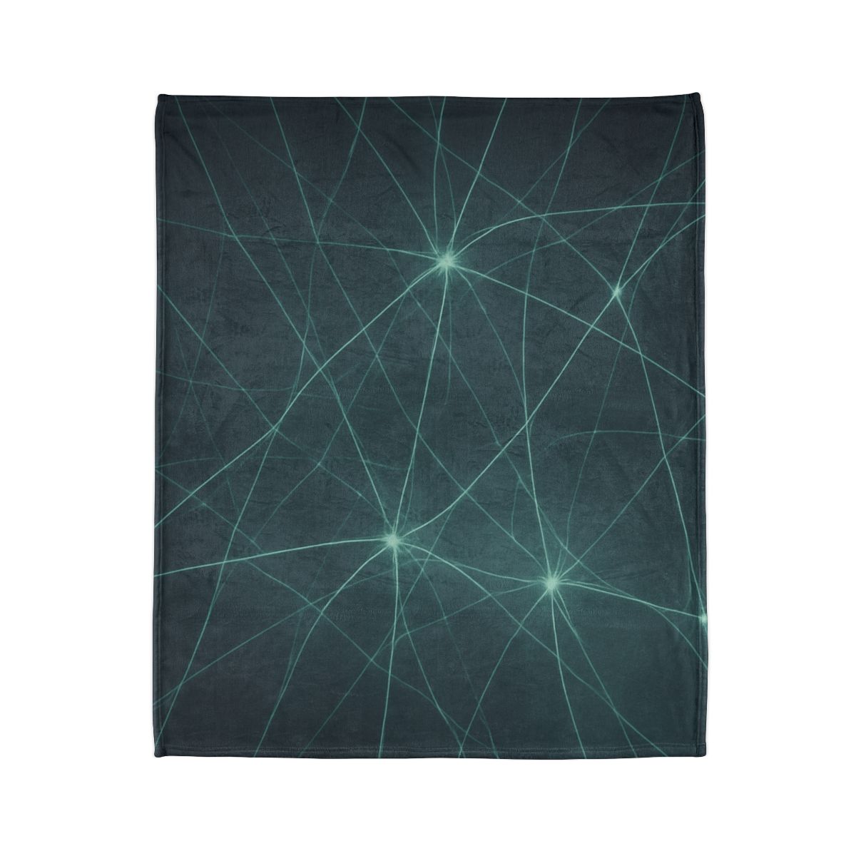 Cosmic Web Filament Glow soft fleece blankets
