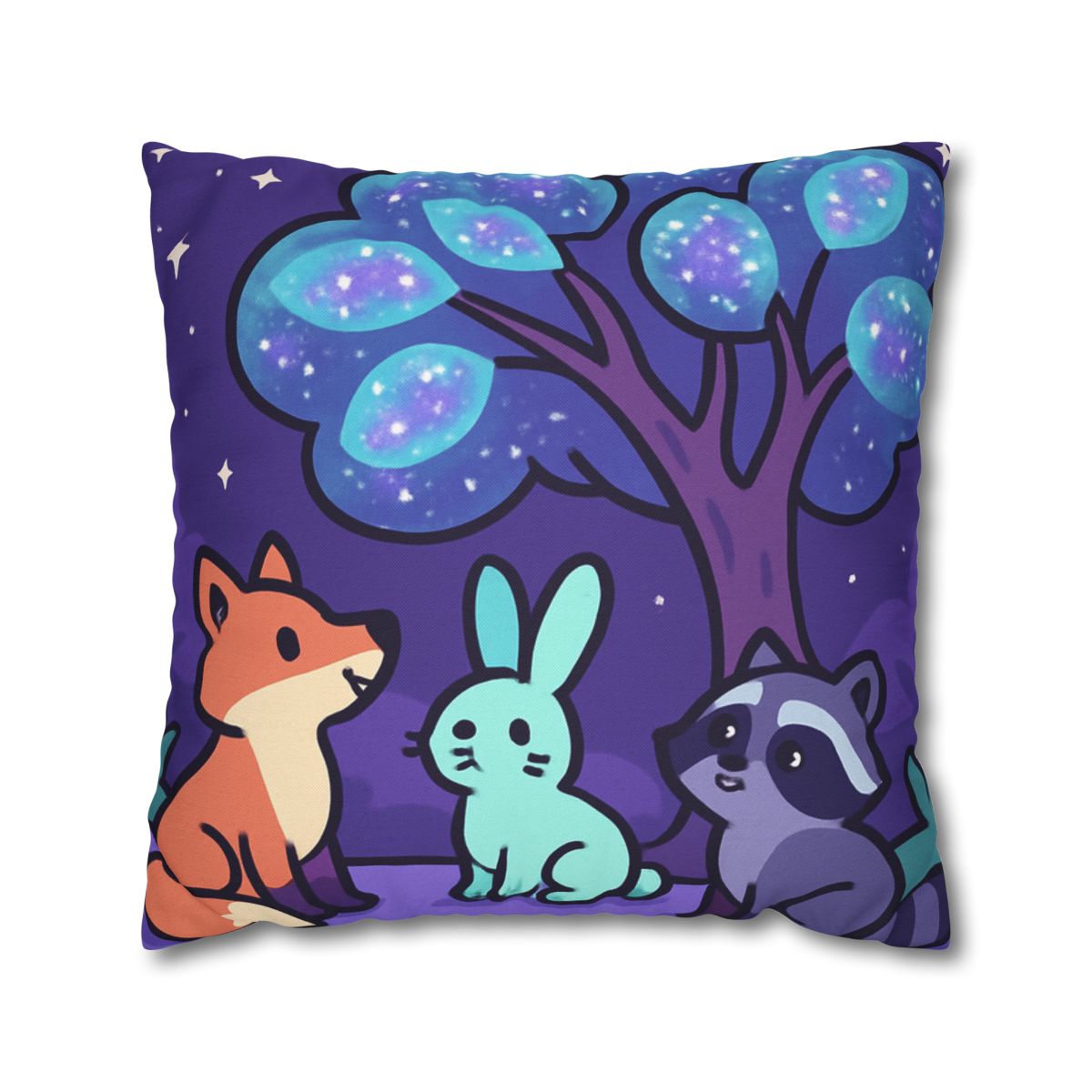 Nebula Forest Friends trendy patterned pillow cases