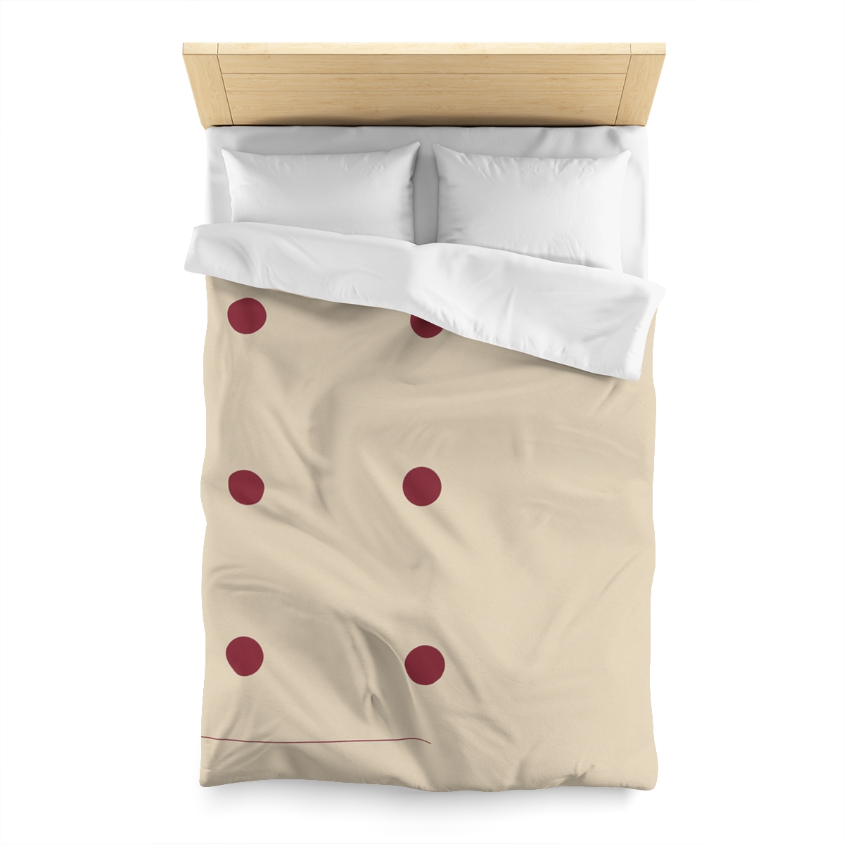 Sparse Orbiting Dots Grid duvets for gifts