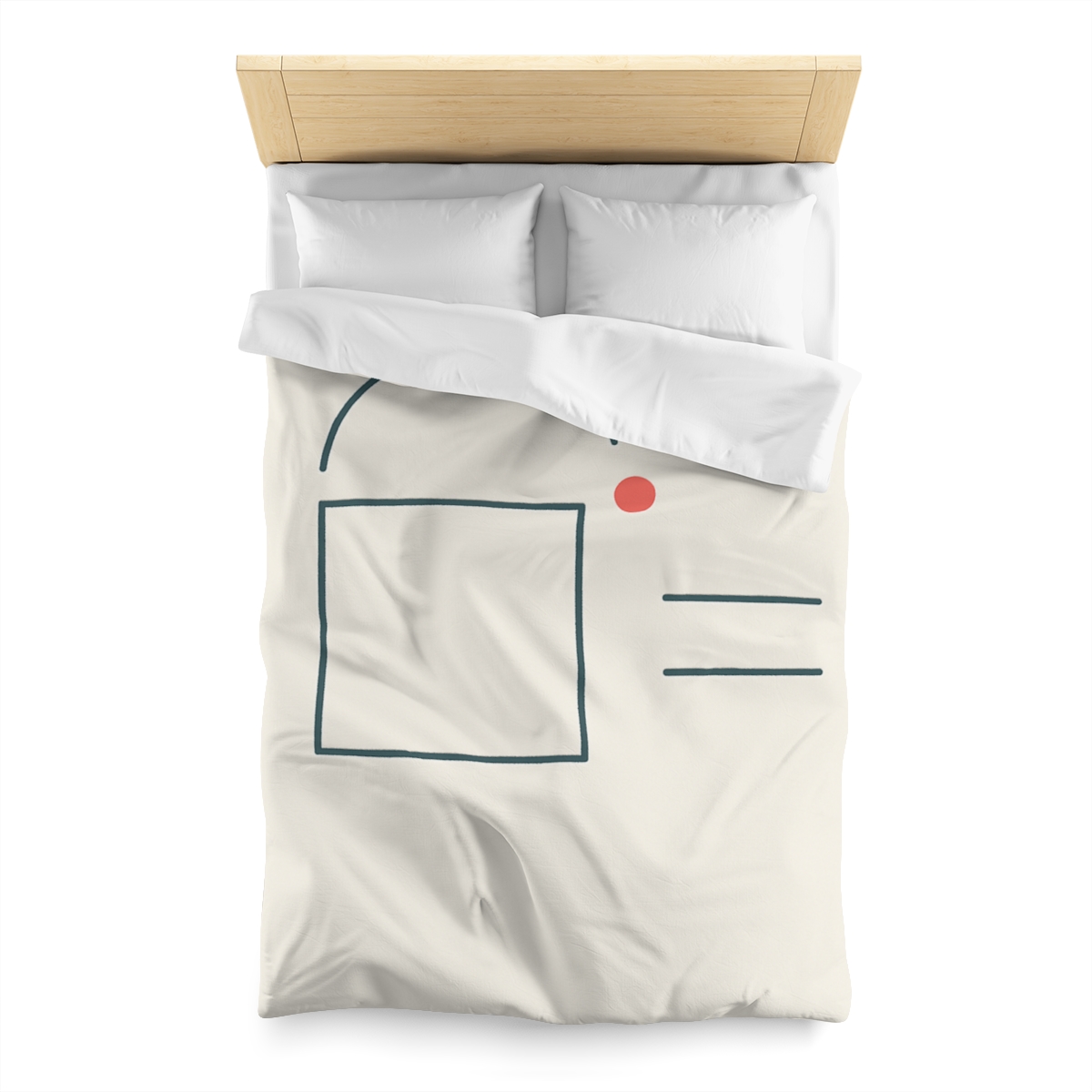 Open Frame With Drifting Arc trendy bedroom duvets