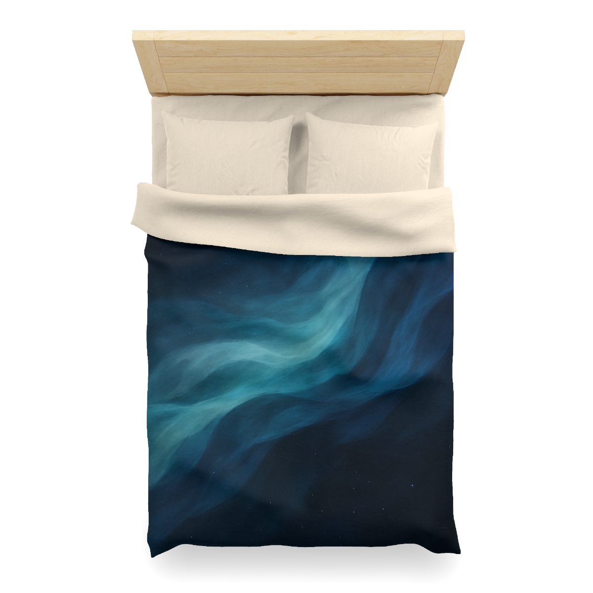 Nebula Silk Current personalized bedding duvets