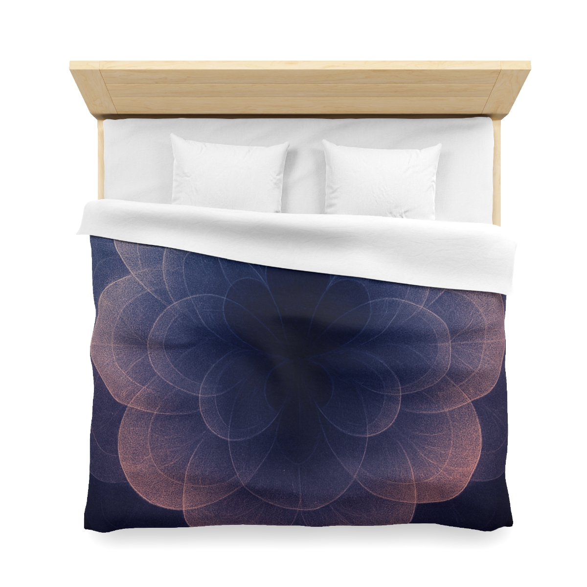 Petal Halo Interference personalized bedding duvets