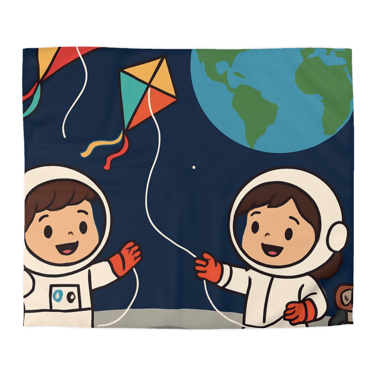 Kite Festival On The Moon custom duvets