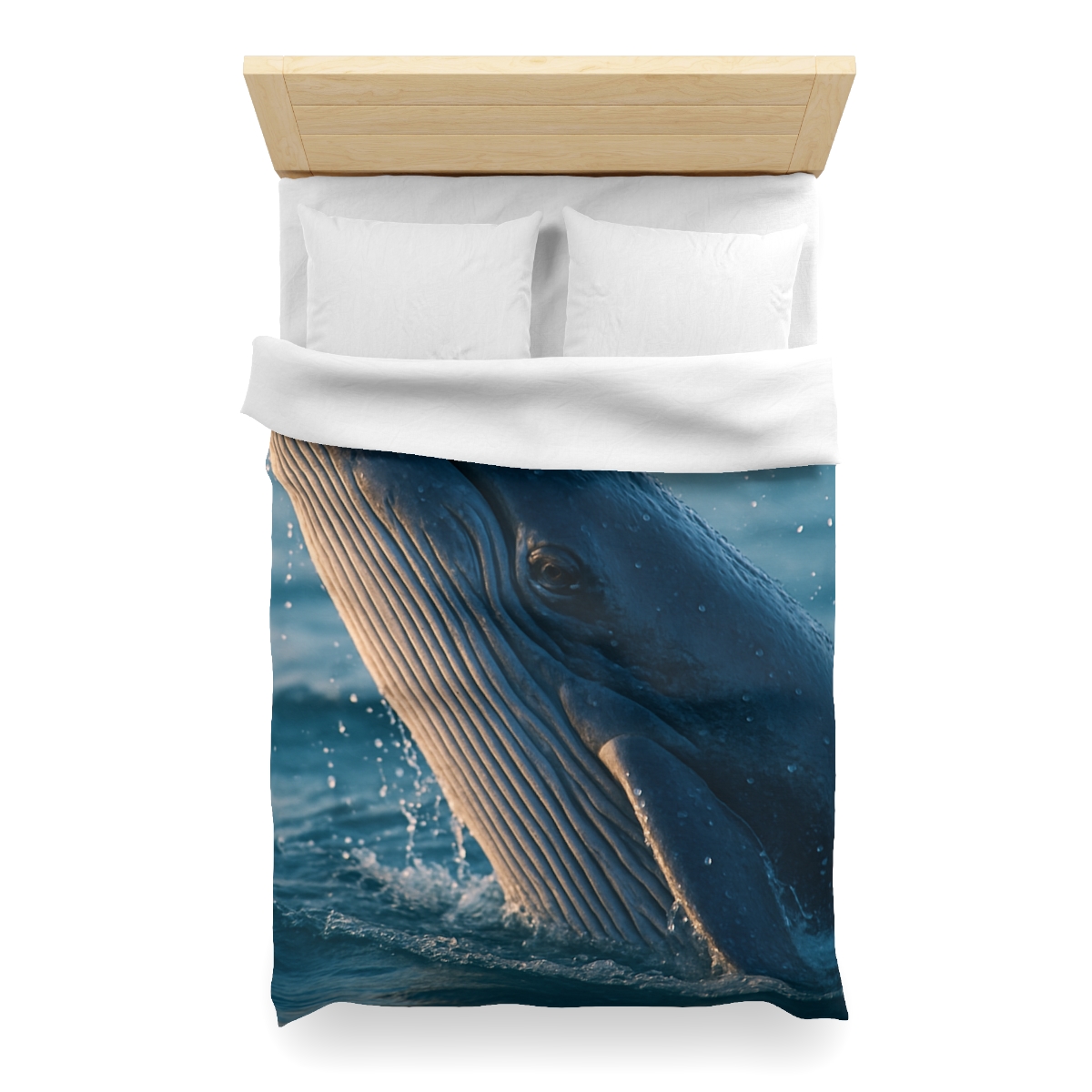 Ocean Song Blue Whale soft comforter duvets