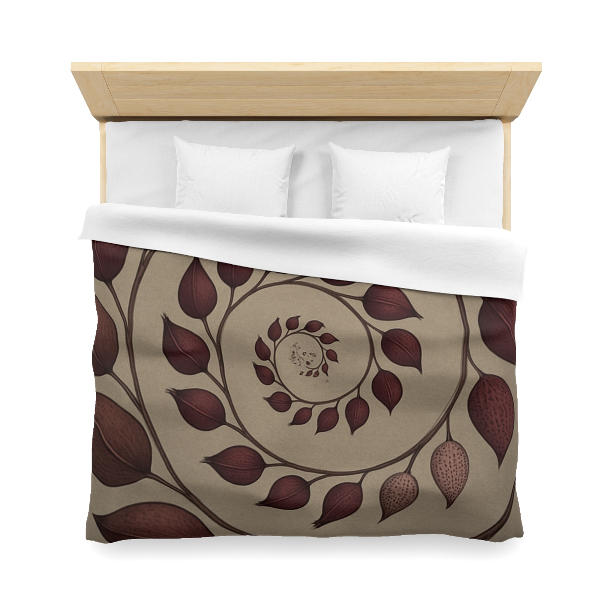 Spiral Seed Pod Array personalized bedding duvets