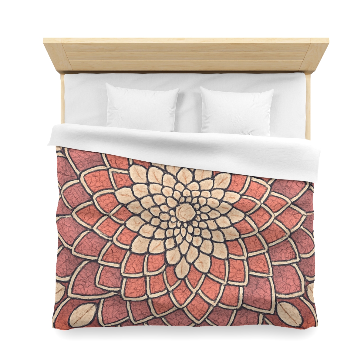 Bud Mosaic Fractal Bloom trendy bedroom duvets