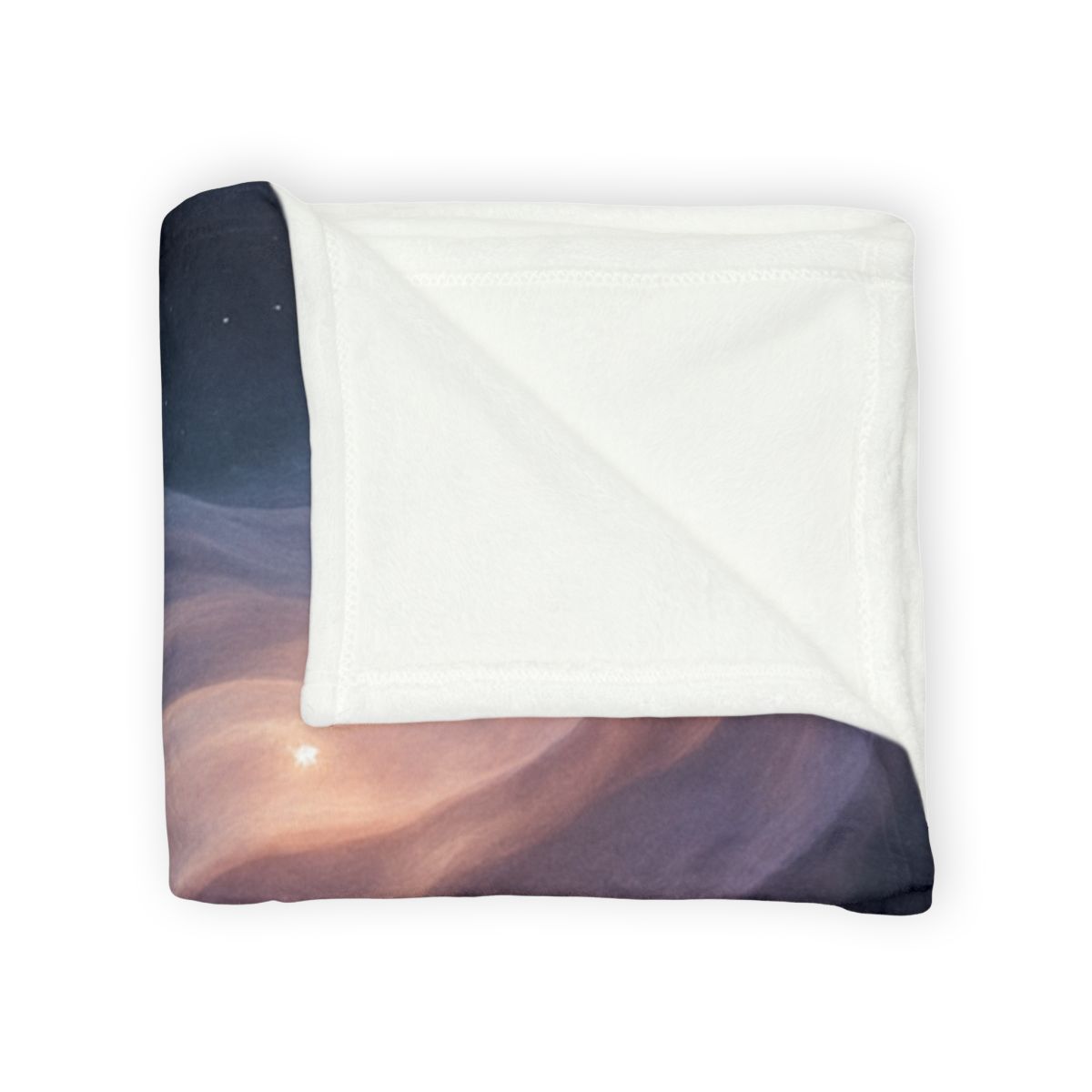 Prismatic Nebula Silk Drift soft fleece blankets