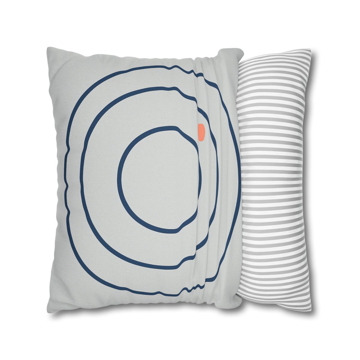 Three Calm Rings With Accent Dot trendy patterned pillow cases