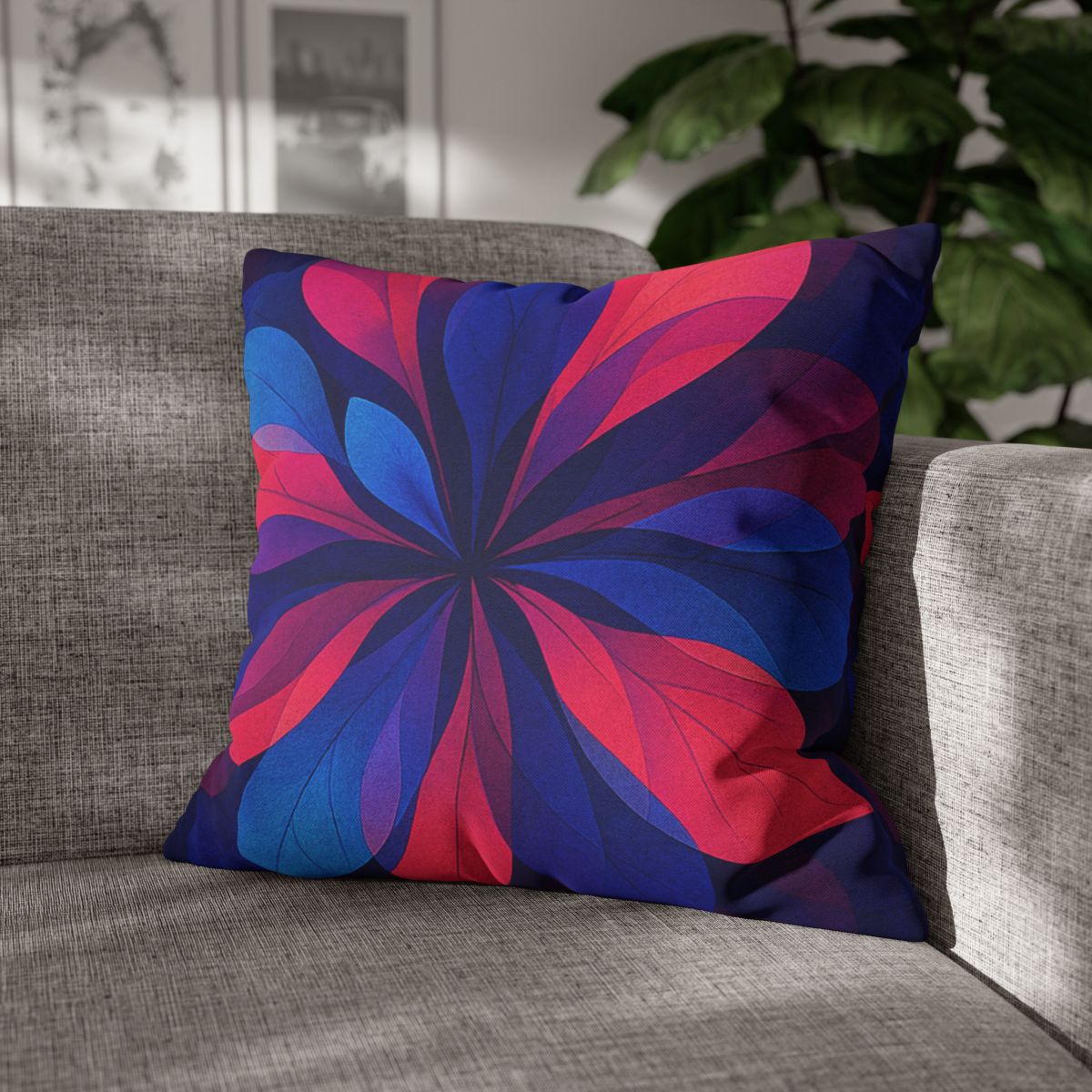 Petal Prism Overprint designer print pillow cases