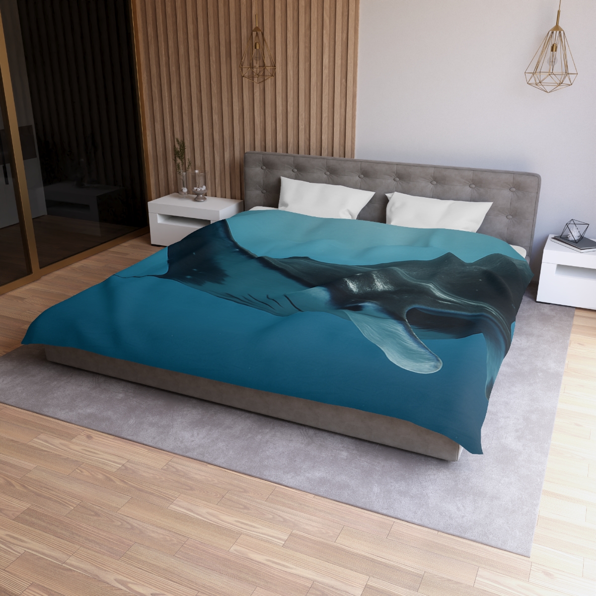 Manta Ray Silent Glide custom duvets