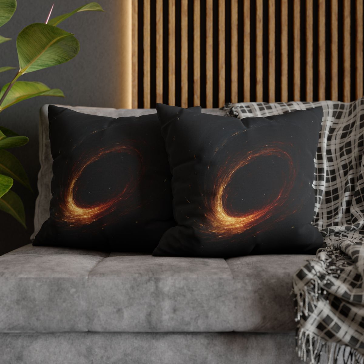 Gravity Echo Vortex personalized pillow covers