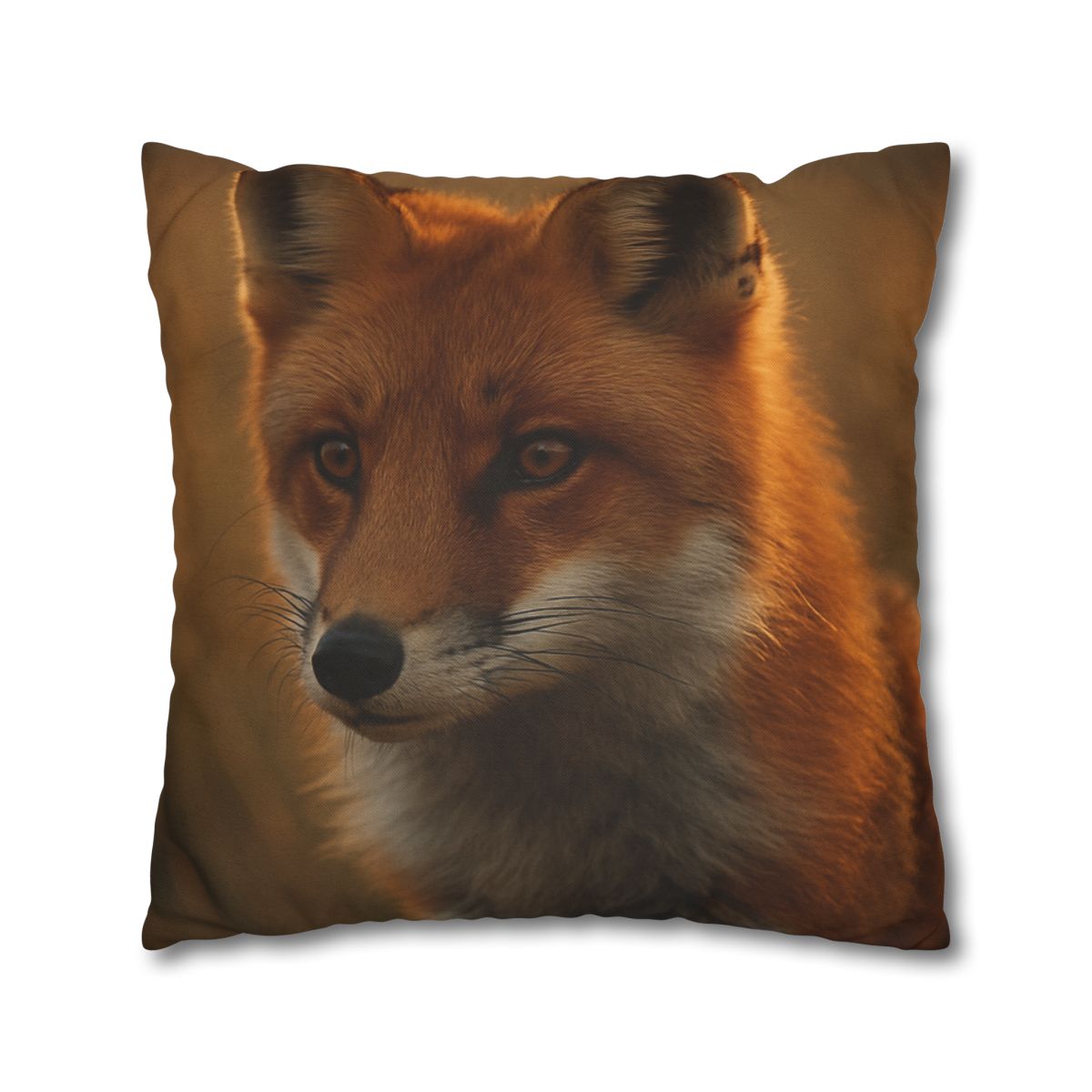 Crimson Whisper Red Fox soft cotton pillow cases