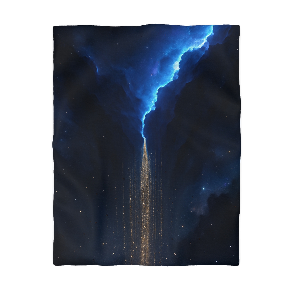 Luminous Rift Starfall custom duvets