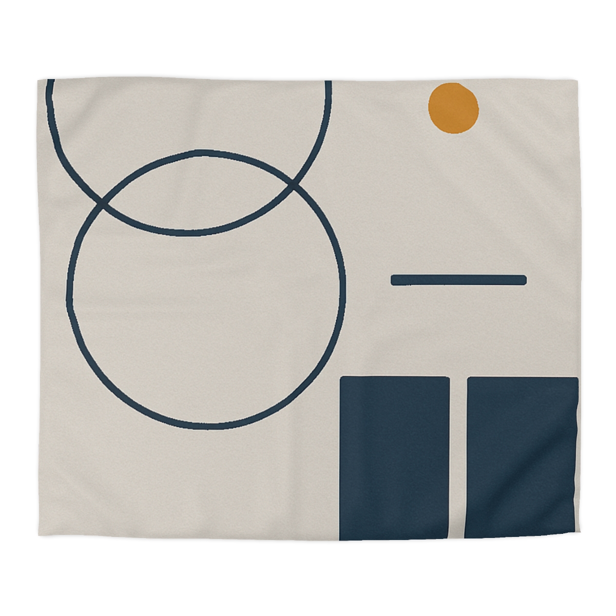 Staggered Rings Over Split Rectangle duvets for gifts