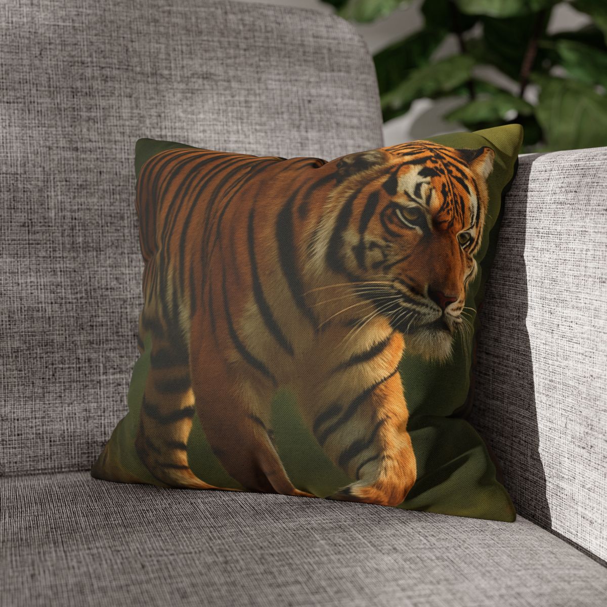Forest Stalker Bengal Tiger stylish decorative pillowcases