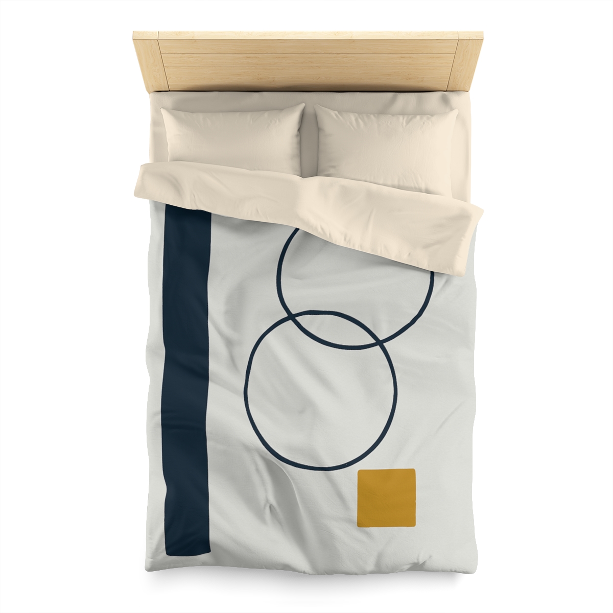 Staggered Rings With Anchored Column soft comforter duvets